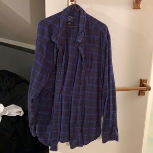 American Eagle  flannel 2XL Blue